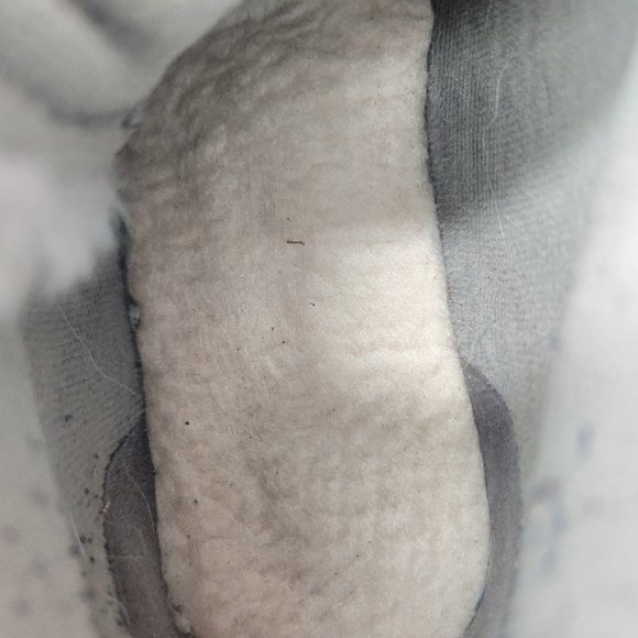 Koolaburra Womens 6 Sundell Fuzz High Top Sneaker Grey Faux Fur Collar By UGG - Picture 8 of 13